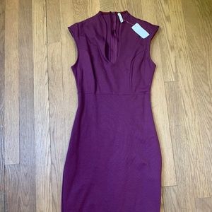 Plum/Maroon Cocktail Dress/Work Dress - Size Small
